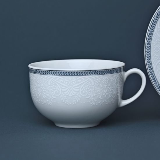 Tea cup and saucer low for tea 230 ml, Thun 1794, karlovarský porcelán, OPÁL 80446