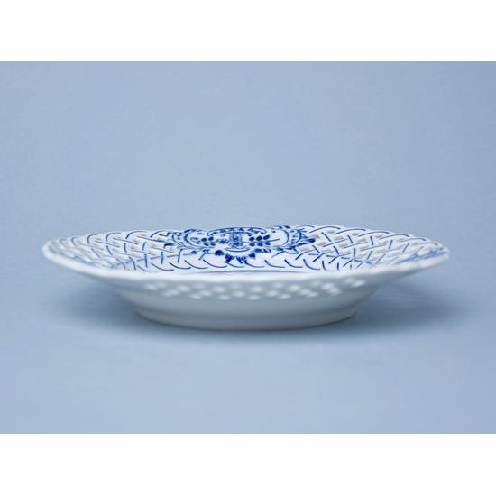 Vánoční / výroční talíř 2000 závěsný 18 cm, prolamovaný, Cibulák, originální z Dubí