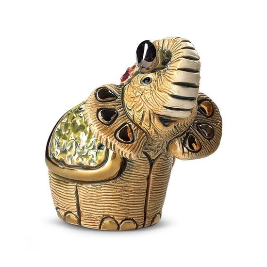 De Rosa - Mini Elephant II., 4 x 4 x 4 cm, ceramic figurine, De Rosa Montevideo