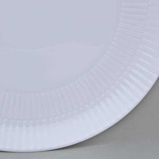 Talíř mělký 27,5 cm, Amina bílá, porcelán Seltmann