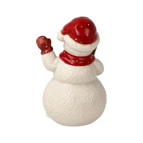 Snowman figurine Winter Cleaning 7 / 8.5 / 12cm, stoneware, Goebel