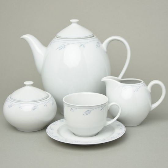 Coffee set for 6 persons, Thun 1794 Carlsbad porcelain, OPAL 80215