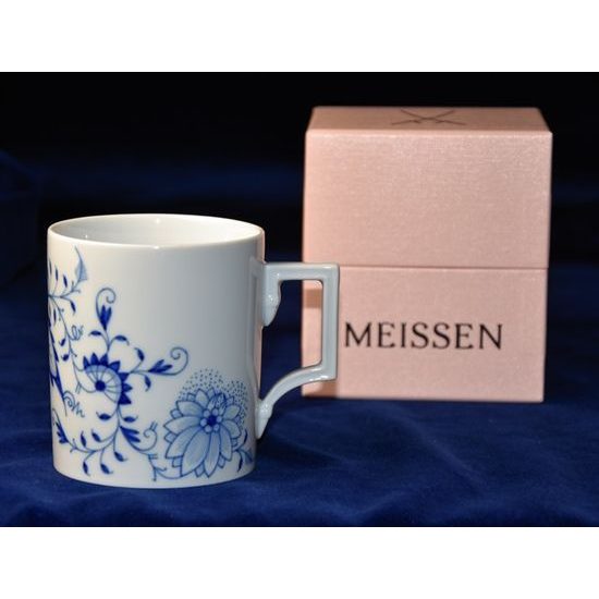 Mug Henkel 89 mm 0,25 l, Blue Onion, Meissen porcelain