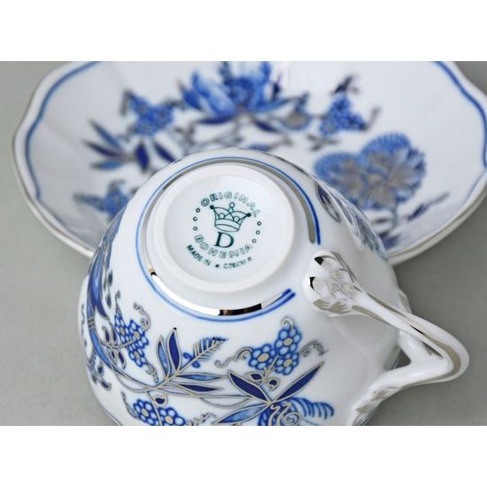 Cup and saucer A/1 + A/1, 120 ml / 13 cm for coffee, Cesky porcelan a.s.