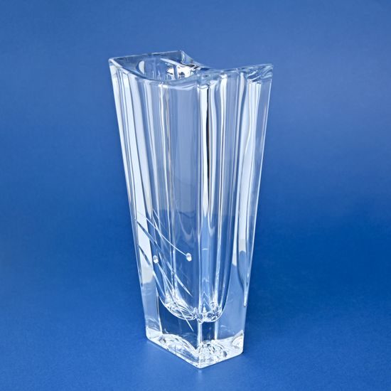 Spiral - Váza Okinawa 25,5 cm, Krystaly Swarovski, Diamante