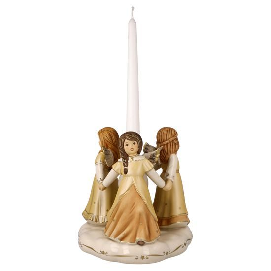 Angels Heavenly Circle Dance 19 / 19 / 17,5 cm, stoneware, Goebel
