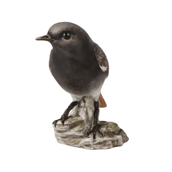 Figurka Černý rehek 9 / 5 / 9,5 cm, porcelán, pták roku 2025, Goebel