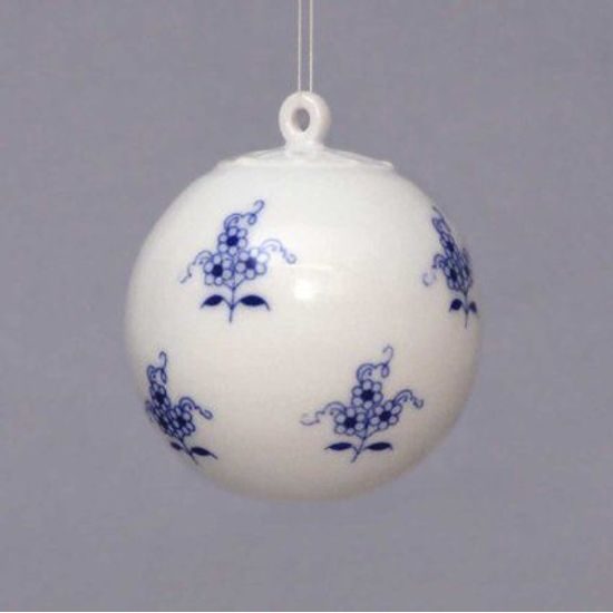 Christmas decoration - ball 6,5 cm mini, Original Blue Onion Pattern