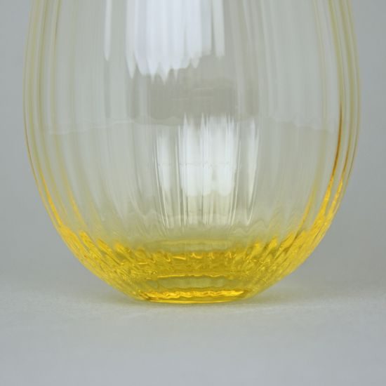 Crystal Glasses Tumbler 520 ml, Set of 6 pcs., Citrine, Kvetna 1794 Glassworks