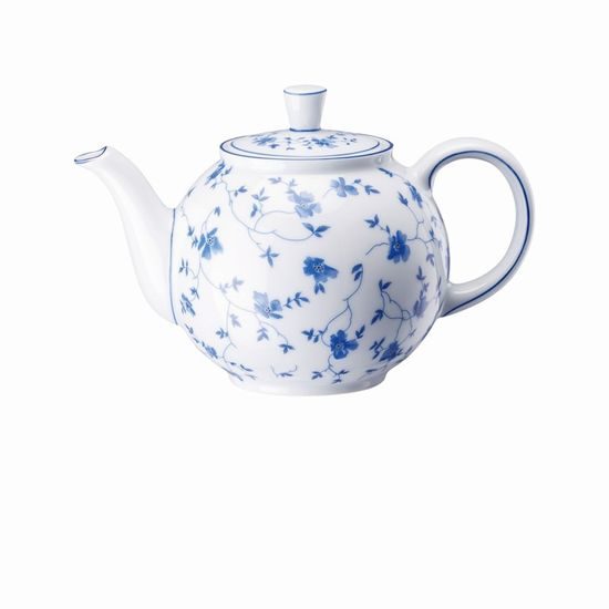 Teapot 500 ml, FORM Sugar 1382 Blaublüten, Arzberg porcelain