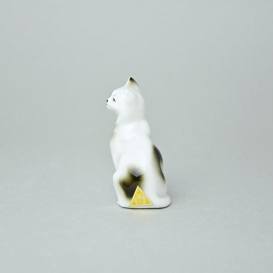 Cat 8,3 x 4,5 x 4 cm, Luxor, Porcelain Figures Duchcov