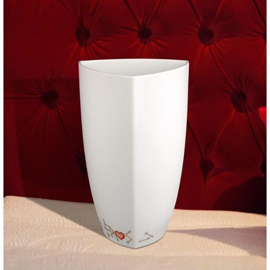 Kati Zorn, Vase Eros, 14,0 x 14,0 x 21,5 cm, Aelteste Volkstedter porcelain