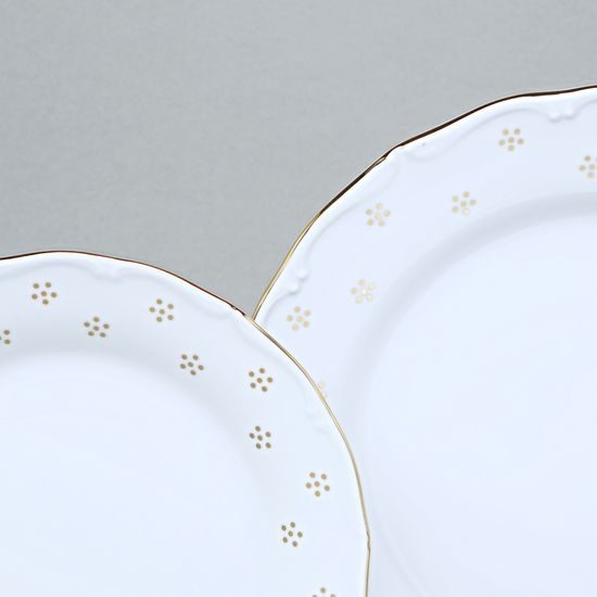 Talířová sada pro 4 osoby, Verona zlatá Valbella, G. Benedikt