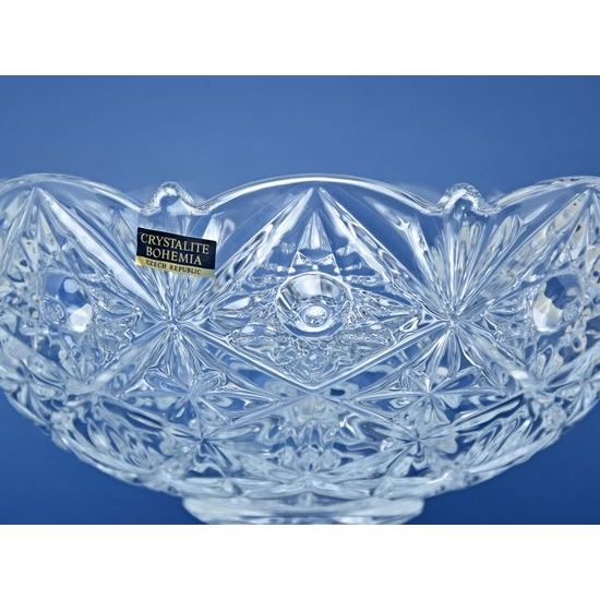 Mísa Miranda 24 cm na noze, Crystal Bohemia Poděbrady