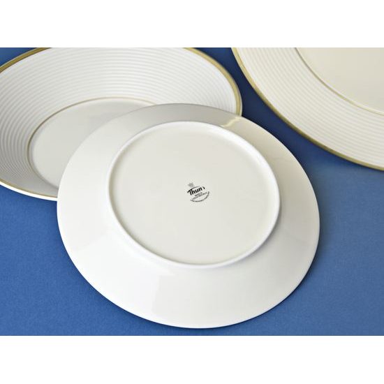 Lea ivory + gold: Plate set for 6 pers., Thun 1794