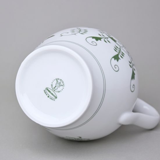 Džbán vysoký 1,5 l, zelený cibulák, Český porcelán a.s.