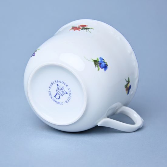 Hrnek R (šálek) 0,25 l, házenka s modrou linkou, Český porcelán a.s.
