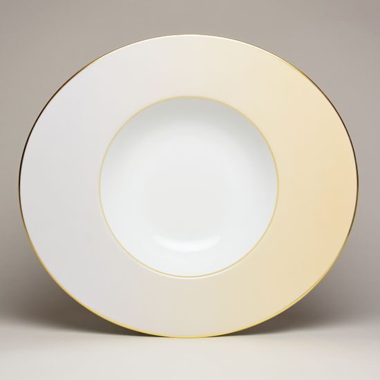 Plate deep 26,5 cm, Granat Marsala 3732, Tettau Porcelain