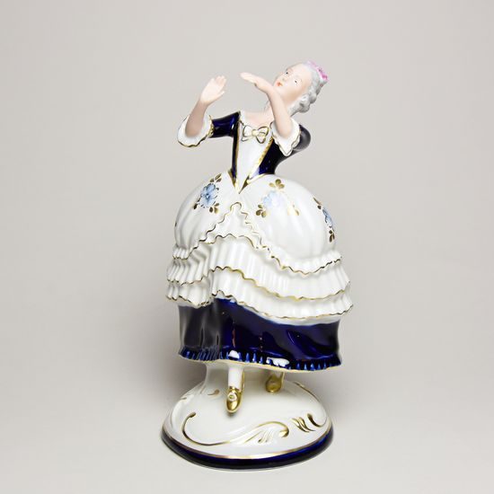 Lady Rococo 12 x 11 x 21,5 cm, isis, Porcelain Figures Duchcov