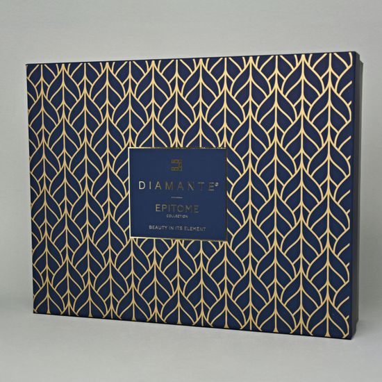 Silhouette Celebration - Set of 6 White Wine Glasses 360 ml, Swarovski Crystals