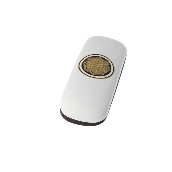 Spectacle Case Yin Yang white 16 / 6 / 4.5cm, synthetic fibers, Goebel