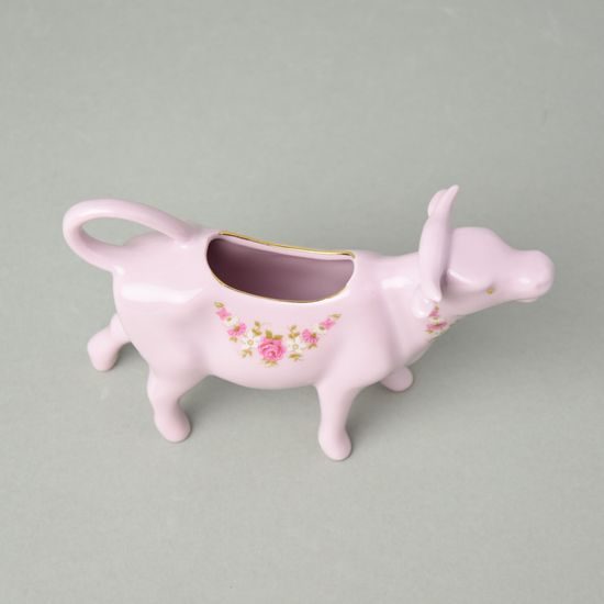 Creamer - cow 14,5 x 9 cm, decor 158, Leander 1907, rose china