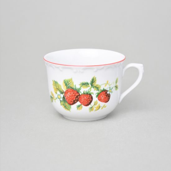 Mug R (cup) 250 ml, Strawberries, Český porcelán a.s.