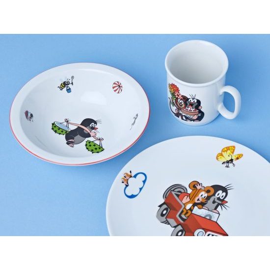 Children's set 3 pcs. random, Mole, Thun 1794 Carlsbad porcelain