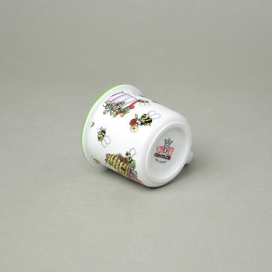 Hrnek Tina Fantazie, včelí úl, 100 ml mini, Český porcelán a.s.