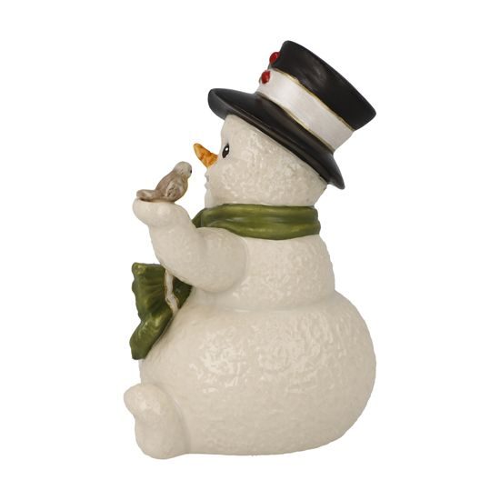Snowman figurine A Cozy Place 8 / 7 / 11cm, stoneware, Goebel