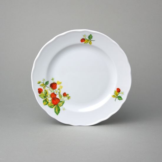 Plate dessert 19 cm, Strawberry, Cesky porcelan a.s.