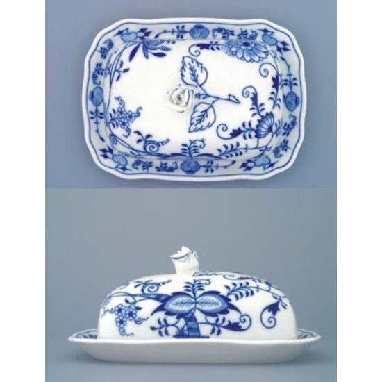 Butter dish 0,250 kg, Original Blue Onion Pattern, QII