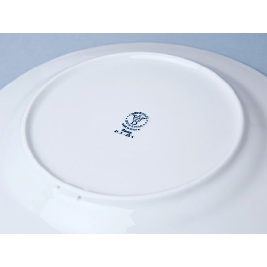 Talíř mělký 24 cm, Beran, (i na zeď), Cibulák, originální z Dubí