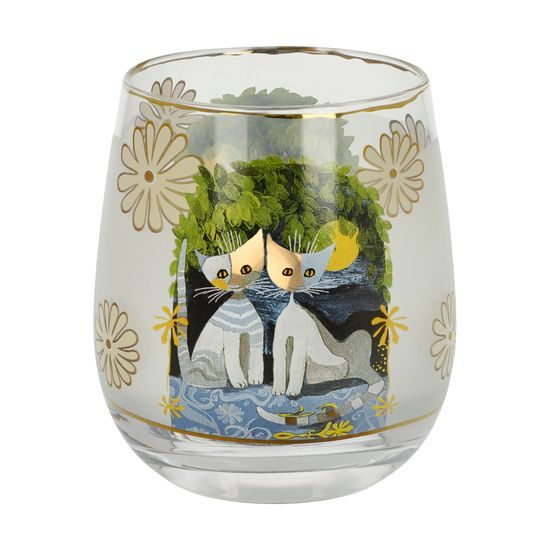 Wind light Al Chiaro di Luna 8.5 / 8.5 / 9.5cm, Glass, Cats Goebel R. Wachtmeister