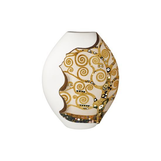 Vase The Tree of life 31 cm, porcelain, G. Klimt, Goebel