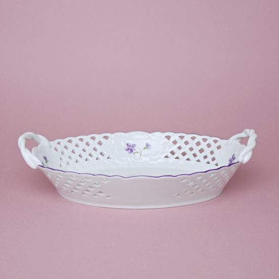 Basket perforated 28 cm, Violet, Cesky porcelan a.s.