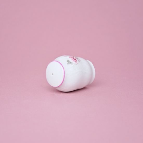 Pink line: Pepper shaker, Thun 1794 Carlsbad porcelain, BERNADOTTE roses