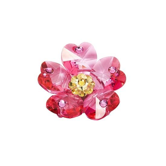 Crystal Pink Flower, Magnet, 35 x 10 mm, Crystal Gifts and Decoration PRECIOSA