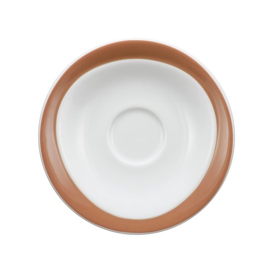 Saucer 13,5 cm espresso, Trio Karamel 23601, Seltmann porcelain