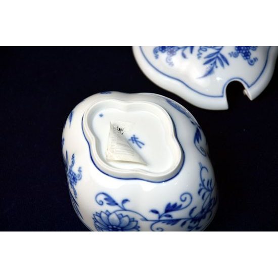 Sugar bowl 11 x 9 cm, Blue Onion, Meissen porcelain - Míšeňský porcelán -  Meissen porcelain - by Manufacturers or popular decors - Dumporcelanu.cz -  český a evropský porcelán, sklo, příbory