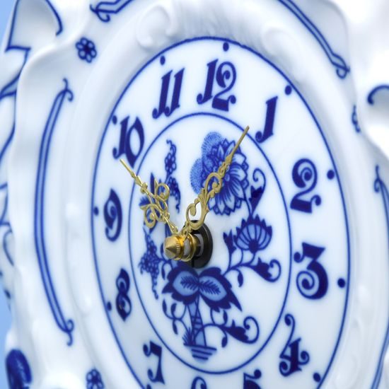 Blue Onion: Fireplace clock with pendulum 32 cm, Leander Loučky