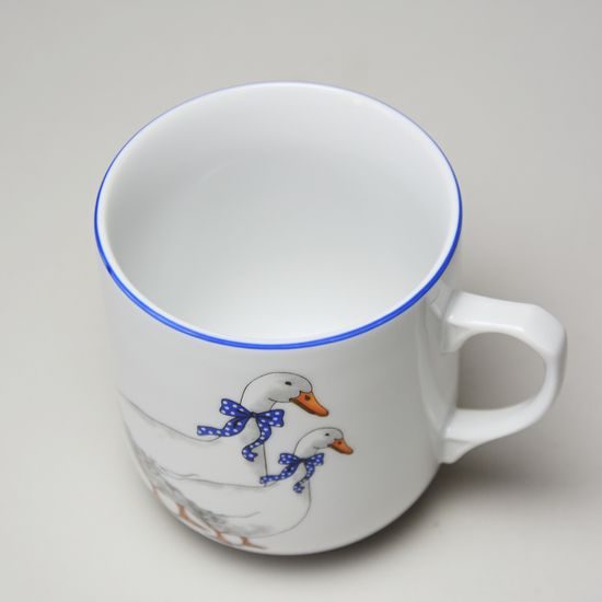Hrnek Trojka 280 ml, Český porcelán a.s., husy