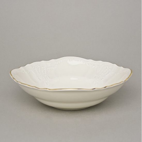 Mísa 25 cm, Thun 1794, karlovarský porcelán, BERNADOTTE ivory + zlato