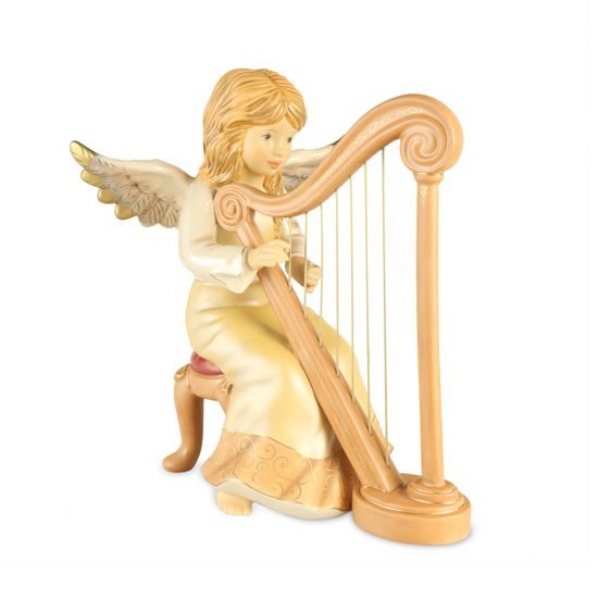 Angel Gentle Melody 34,5 / 27 / 36 cm, stoneware, Goebel