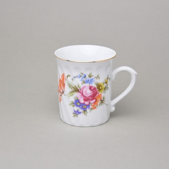 Hrnek Richmond 0,25 l, míšeňská růže, Český porcelán a.s.