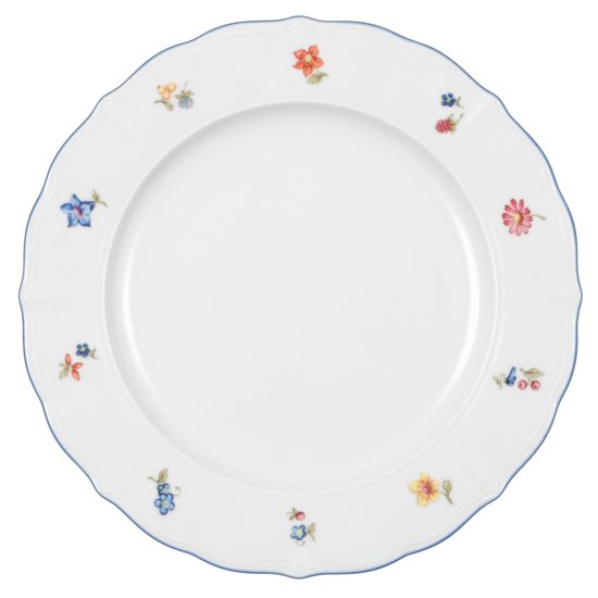 Dining plate 26 cm, Sonate 34032 flowers, Seltmann porcelain