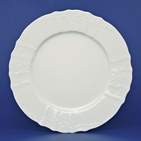 Plate dining 27 cm, Thun 1794 Carlsbad porcelain, BERNADOTTE ivory