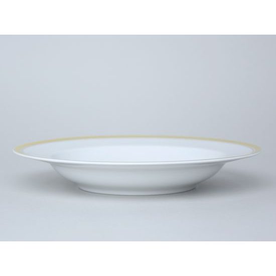 511: Deep Plate 22,5 cm, Sabina, Golden Line, Leander Loučky