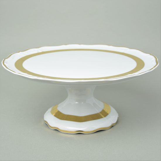 Cake plate 32 cm footed, Marie Louise 88003, Thun 1794, karlovarský porcelán