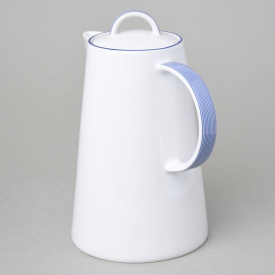 Coffee pot 1,2 l, Thun 1794, karlovarský porcelán, TOM bue line
